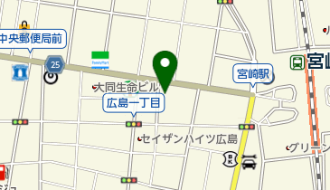 朝日生命保険相互会社 宮崎支社の地図画像