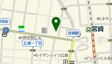 日本生命保険相互会社 ライフプラザ宮崎・ご来店窓口の地図画像