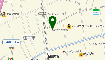 宮崎ロータスの地図画像