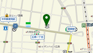 明治安田生命保険相互会社 宮崎支社の地図画像