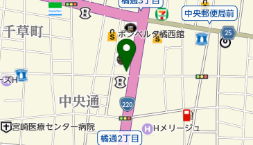 中めがね店 一番街店の地図画像
