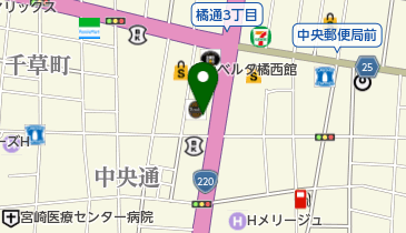 中めがね店 本店の地図画像