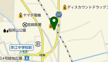 焼肉なんざん赤江店の地図画像