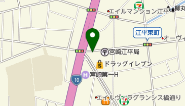 大衆理容 江平店の地図画像
