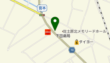 大衆理容佐土原店の地図画像