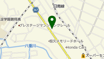 床屋はまやまの地図画像