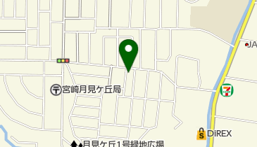 ブラザー理容月見ケ丘の地図画像