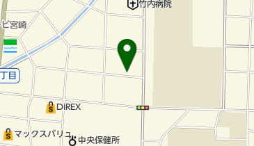 ヘアーサロン恵の地図画像