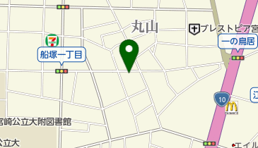 ヘアーサロンたむらさきの地図画像