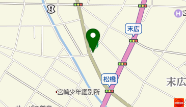 ヘアースタジオワカタの地図画像