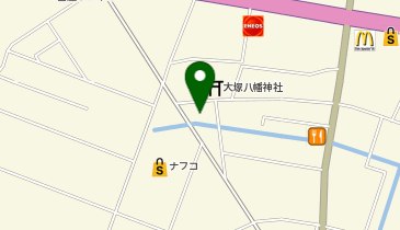 理容室髪のタナカの地図画像