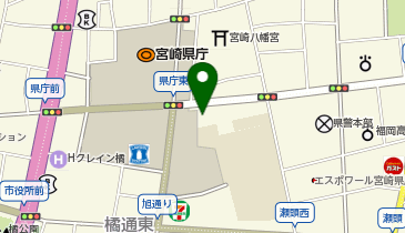 宮崎県婦人会館の地図画像