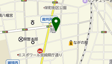 ロイヤルホテルの地図画像