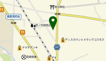 宮崎市役所 地域振興部 赤江地域センターの地図画像