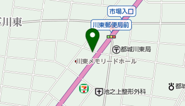 日本一たい焼都城店の地図画像