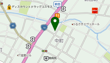 ヤング学生専科の地図画像