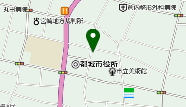 都城城南教会の地図画像