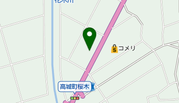 松田自動車の地図画像