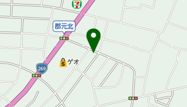 川畑精肉店の地図画像