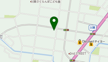 さがら動物病院美容室の地図画像