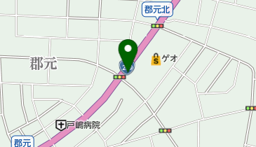 カットスタジオもとやまの地図画像