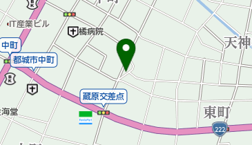 バロン理容所の地図画像