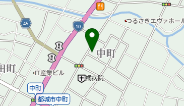 ヘアーサロンメッカの地図画像