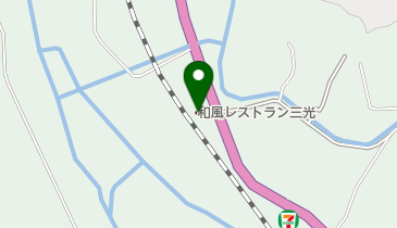 レストラン三光の地図画像