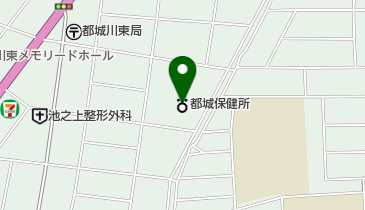 エイズ相談専用電話の地図画像