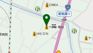 ベスト電器延岡地区サービスセンターの地図画像