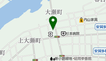 でんきのアトム大瀬店の地図画像