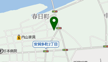 中屋菓子舗の地図画像