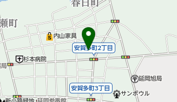 七万石菓子舗の地図画像