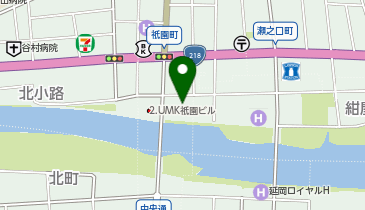 祇園町銀天街銀天会館の地図画像