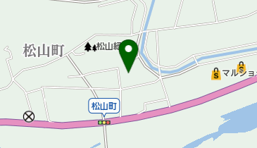 まつやま内装の地図画像