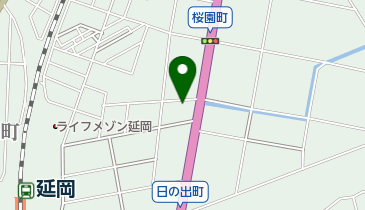 タイヤショップサトウの地図画像