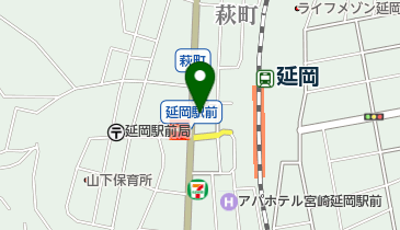 朝日生命保険延岡営業所の地図画像