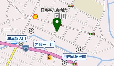 日南囲碁会館の地図画像