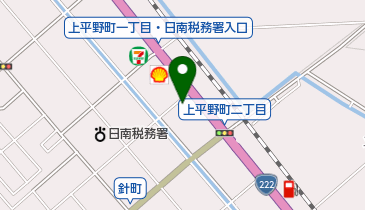 田中部品店の地図画像