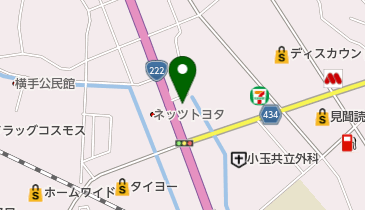 花の店たんぽぽの地図画像