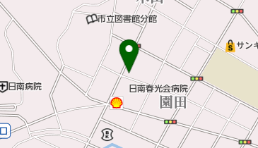 イナダ理容所の地図画像