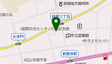 長友理容所の地図画像