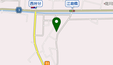 ヘアーサロンカドガワの地図画像