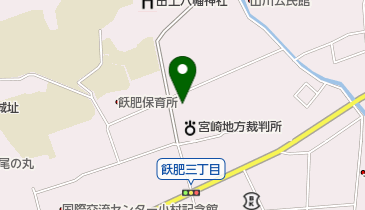 宮崎地方検察庁日南支部の地図画像