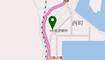 宮崎県立高等水産研修所の地図画像