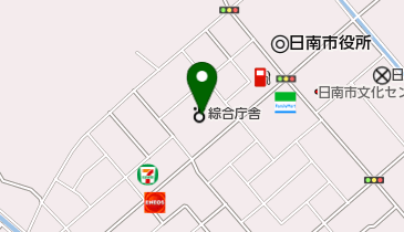 宮崎県南那珂農林振興局 総務課の地図画像