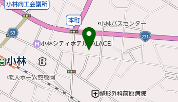 松川碁盤店 工場の地図画像