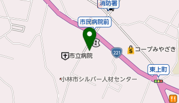 しんぺい食堂の地図画像