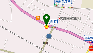 植松エネルギー株式会社 小林西給油所の地図画像