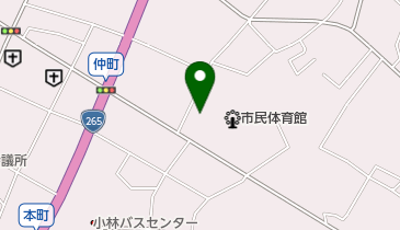 有限会社小林中央コンタクトレンズの地図画像